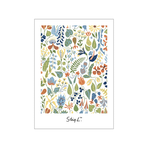 Herbarium Floral on White — Art print by Stig Lindberg from Poster & Frame