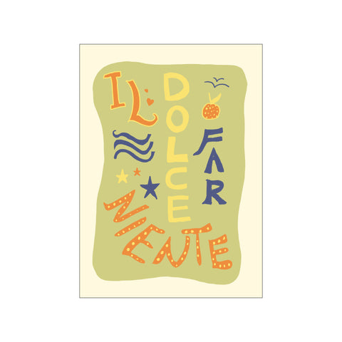 La Dolce Far Niente — Art print by Studio Dolci from Poster & Frame