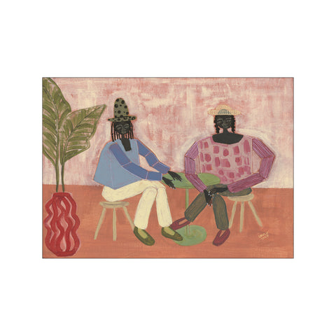 With a Friend — Art print by Studio IMO from Poster & Frame