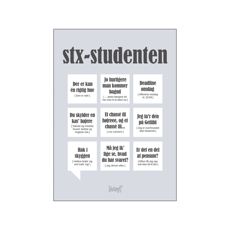 Stx-studenten - Dialægt — Art print by Dialægt from Poster & Frame