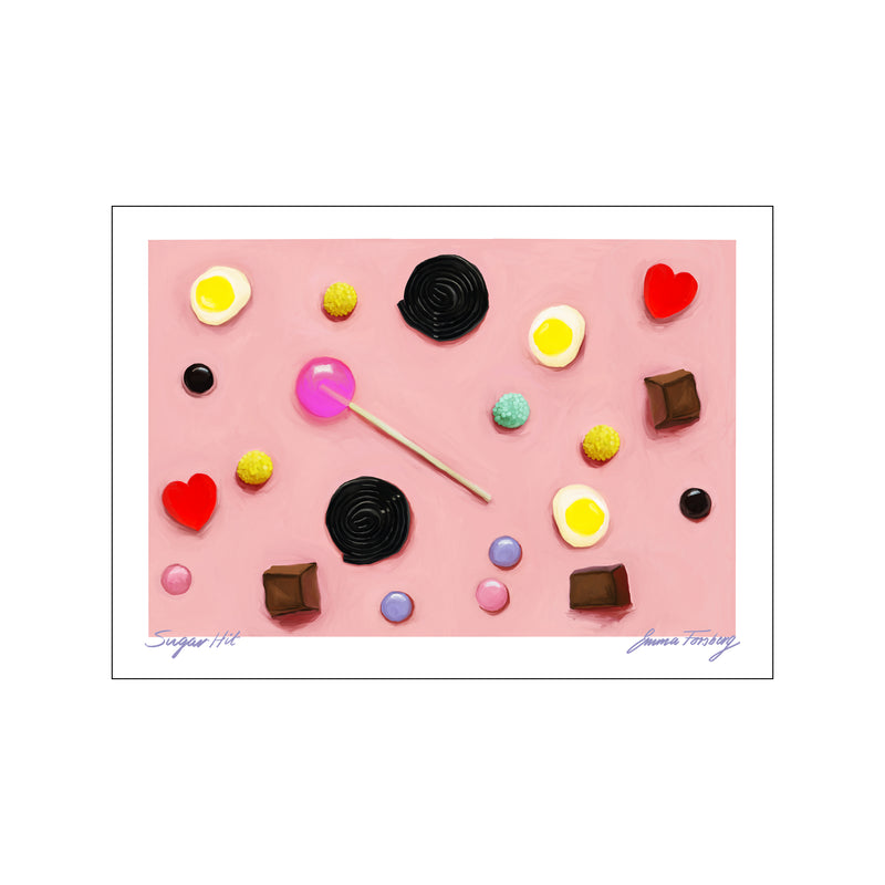 Sugar Hit — Art print by Emma Forsberg from Poster & Frame