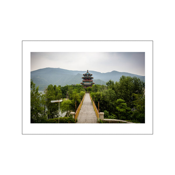 Temple W — Art print by Forladte Steder from Poster & Frame