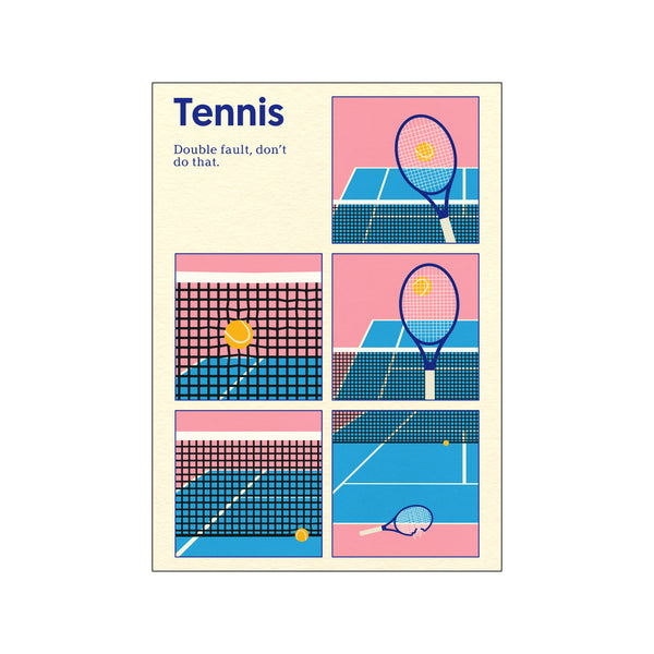 Tennis Double Vault — Art print by Rosi Feist from Poster & Frame