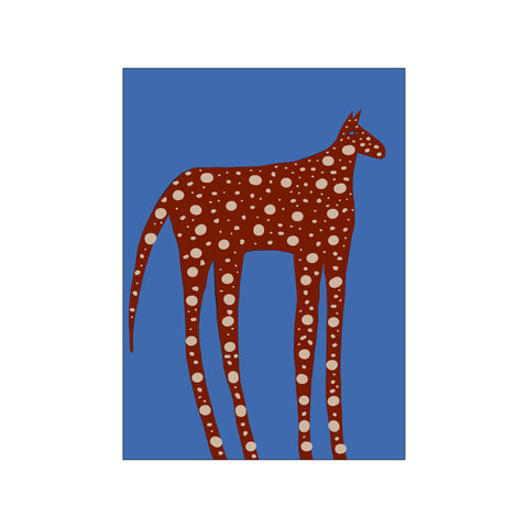 Spotted Long Legged Horse