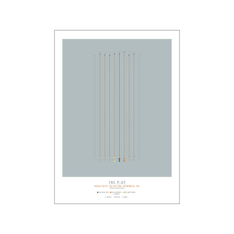 MICHAEL PHELPS, 2004 — Art print by The Play from Poster & Frame
