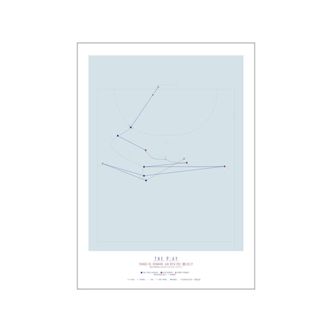 NIKOLA KARABATIĆ, 2011 — Art print by The Play from Poster & Frame