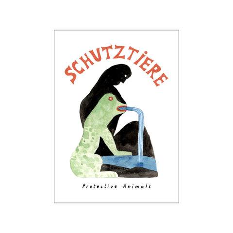 Protective Animals — Art print by The Poster Club x Cristóbal Schmal from Poster & Frame