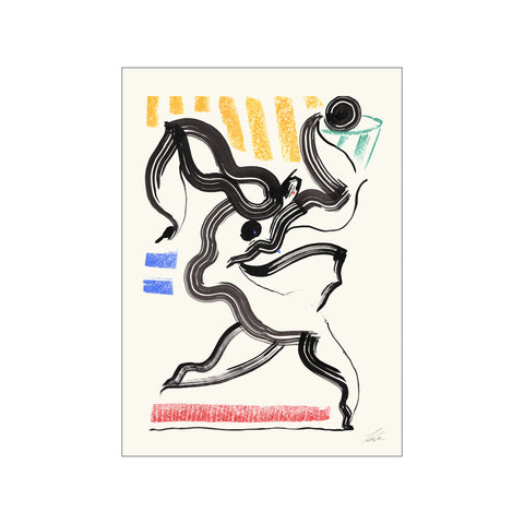 Basketball — Art print by The Poster Club x Kelly Anna from Poster & Frame