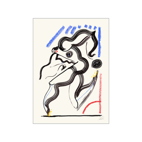 Football — Art print by The Poster Club x Kelly Anna from Poster & Frame