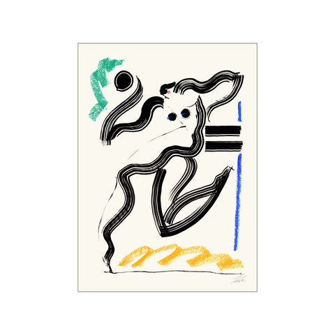 Volleyball — Art print by The Poster Club x Kelly Anna from Poster & Frame