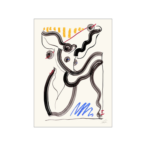 Weightlifting — Art print by The Poster Club x Kelly Anna from Poster & Frame