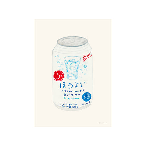 Suntory Horoyoi White Can — Art print by The Poster Club x Melina Pecharki from Poster & Frame