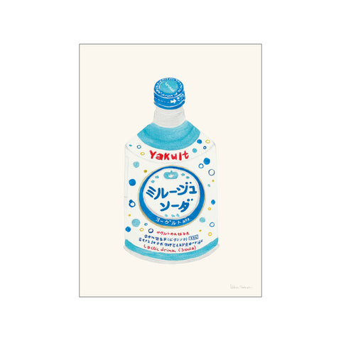 Yakult Soda — Art print by The Poster Club x Melina Pecharki from Poster & Frame