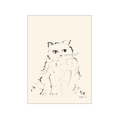 Cat — Art print by The Poster Club x Oamul from Poster & Frame