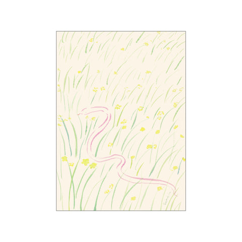 Daffodils and Snake — Art print by The Poster Club x Oamul from Poster & Frame