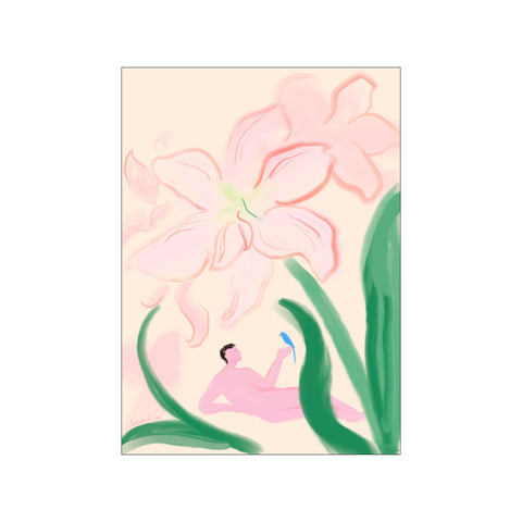 Under the Flowers — Art print by The Poster Club x Oamul from Poster & Frame