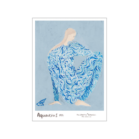 Aquarius — Art print by The Poster Club x Sofia Lind from Poster & Frame