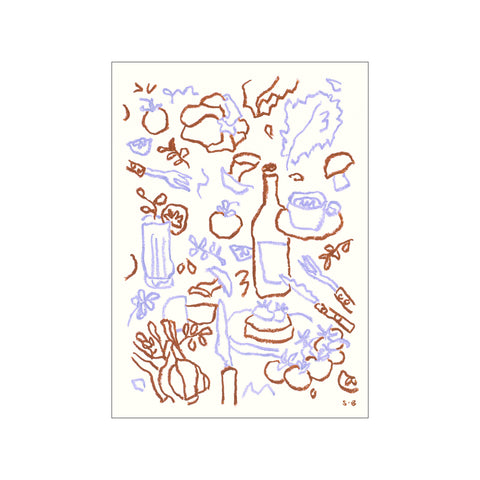 Cooking Session — Art print by The Poster Club x Steffi Bauer from Poster & Frame