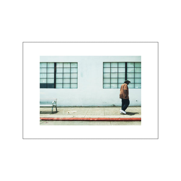 Santa Monica Man — Art print by The Poster Club x Christina Kayser from Poster & Frame