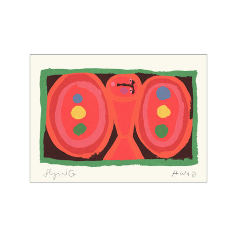 Flying Away — Art print by The Poster Club x Imogen Sinclair from Poster & Frame