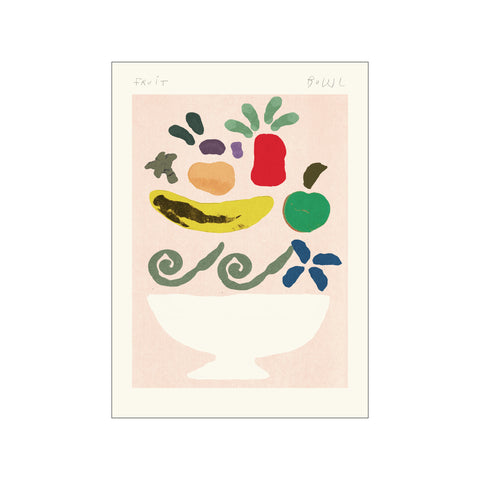 Fruit Bowl — Art print by The Poster Club x Imogen Sinclair from Poster & Frame