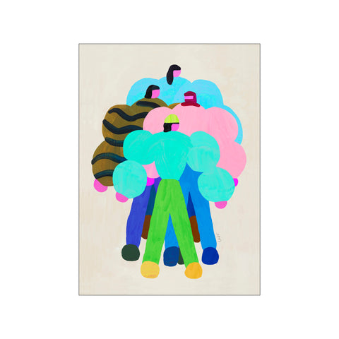 People in Puff — Art print by The Poster Club x Lise Uhrskov from Poster & Frame