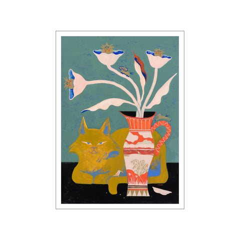 Cat and Jug — Art print by The Poster Club x Rut Pedreño Criado from Poster & Frame