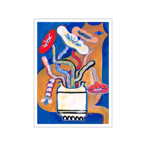 Cat Cat — Art print by The Poster Club x Rut Pedreño Criado from Poster & Frame