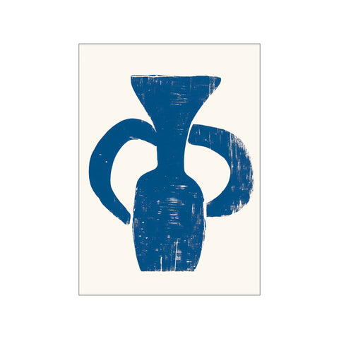 Textured Blue Vessel