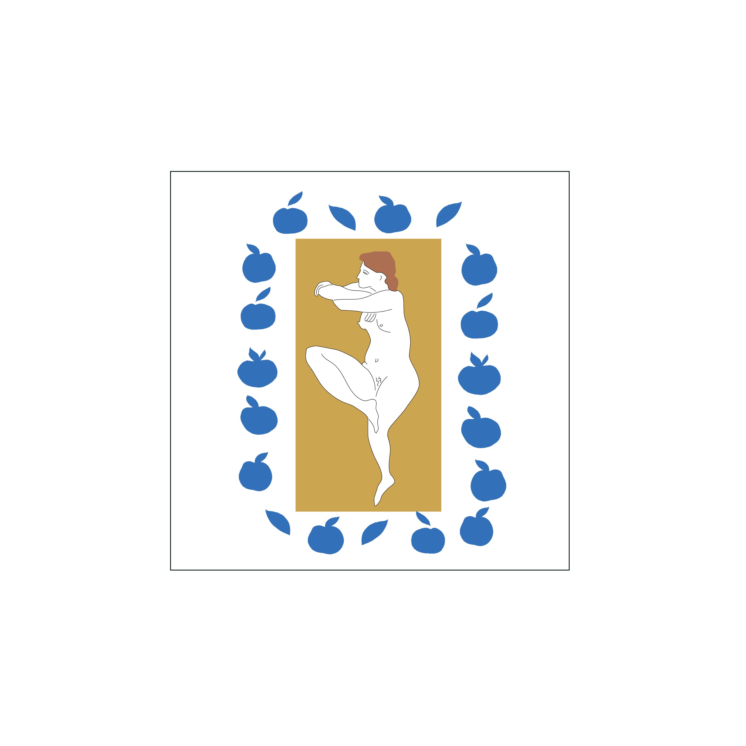 the thinker - Square – Poster & Frame Art Group