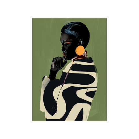 Bold Contemplation — Art print by ThingDesign from Poster & Frame