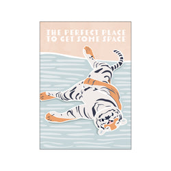 Tiger Typography — Art print by Sarah Manovski from Poster & Frame