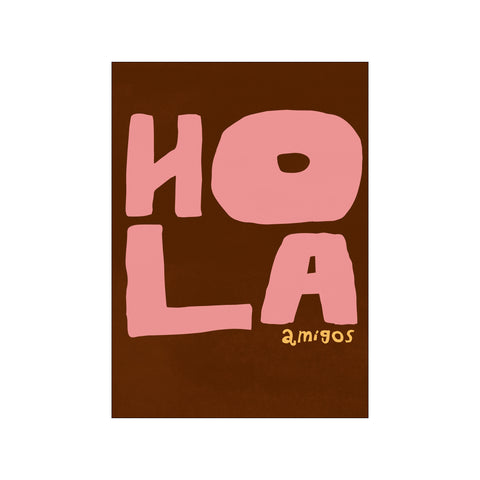 Hola Amigos — Art print by Treechild from Poster & Frame