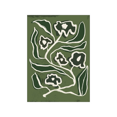 Modern Green Flowers
