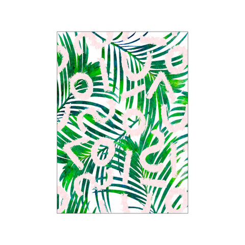 Palm Pastel — Art print by Uma Gokhale from Poster & Frame