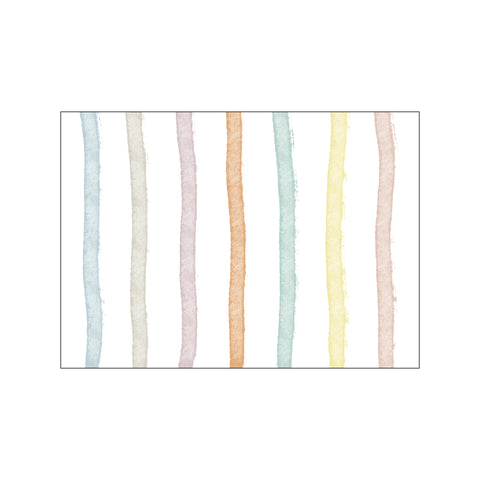 Colorful Lines — Art print by uplusmestudio from Poster & Frame