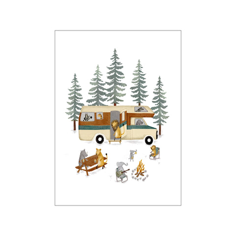 Retro Motorhome — Art print by Urchin Bay from Poster & Frame