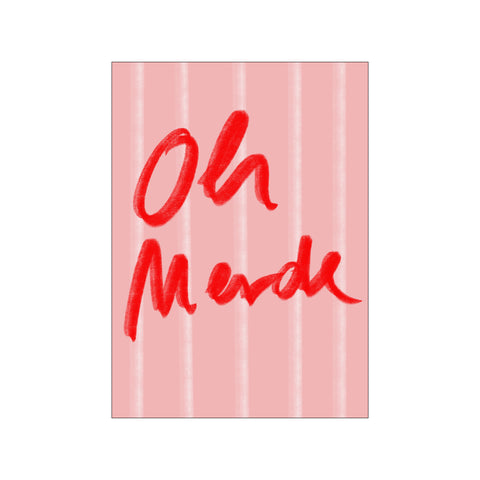 Oh Merde — Art print by Ute Arnold from Poster & Frame