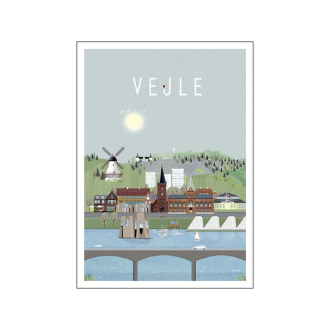 Vejle — Art print by Lydia Wienberg from Poster & Frame