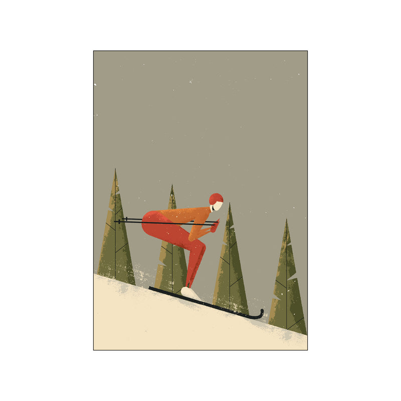 Skiing — Art print by Vision Grasp Art from Poster & Frame