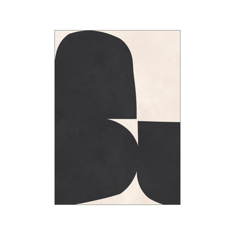 Black expressive form 14 — Art print by Vitor Costa from Poster & Frame