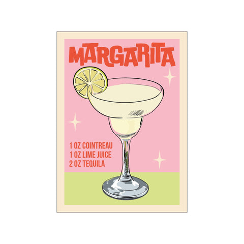 Margarita Cocktail — Art print by WallChart Art Studio from Poster & Frame