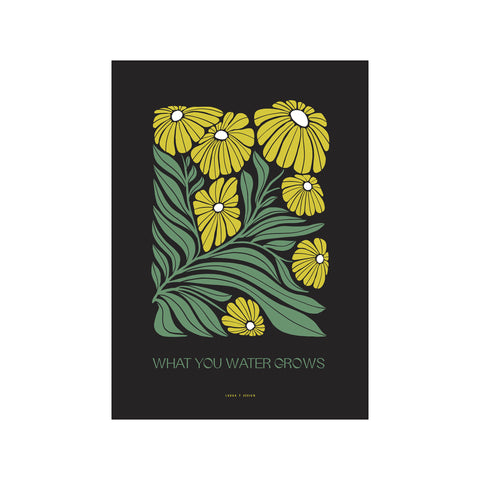 What You Water Grows — Art print by Laura Thomsen from Poster & Frame