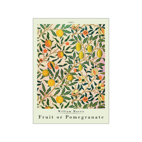 Pomegranate (Canvas) — Art print by William Morris from Poster & Frame