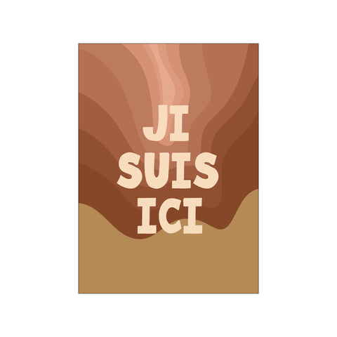 Ji Suis Ici — Art print by Yuli Saputra from Poster & Frame