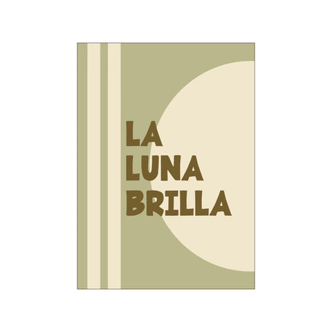 La Luna Brilla — Art print by Yuli Saputra from Poster & Frame