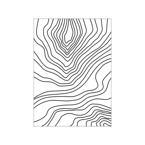 Minimalist Black Lines — Art print by Yuli Saputra from Poster & Frame