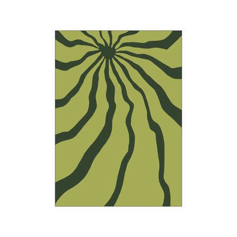 Minimalist Green Motif — Art print by Yuli Saputra from Poster & Frame