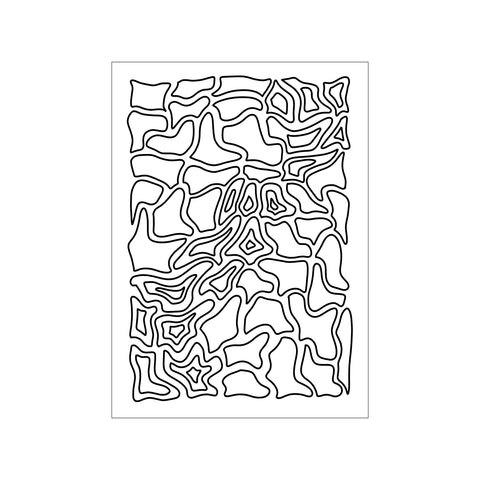 Minimalist Line Motif — Art print by Yuli Saputra from Poster & Frame
