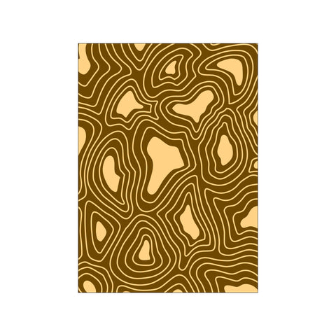 Minimalist Wave Lines — Art print by Yuli Saputra from Poster & Frame